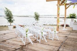 Beachclub Werelds aan het strand